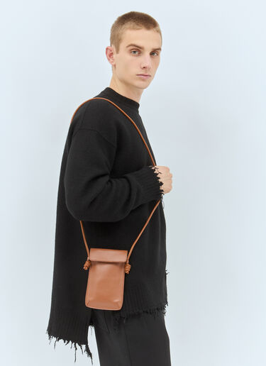 Dries Van Noten 皮革手机套 米色 dvn0158040