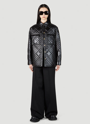 Quilted Overshirt Burberry Quilted Overshirt Black bur0251024
