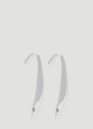 Tom Wood Sardine Earrings Silver tmw0248019