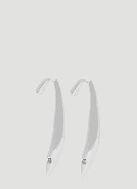 Bottega Veneta Sardine Earrings Grey bov0254007