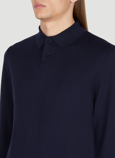 A.P.C. Jerry Polo Sweater Blue apc0153005