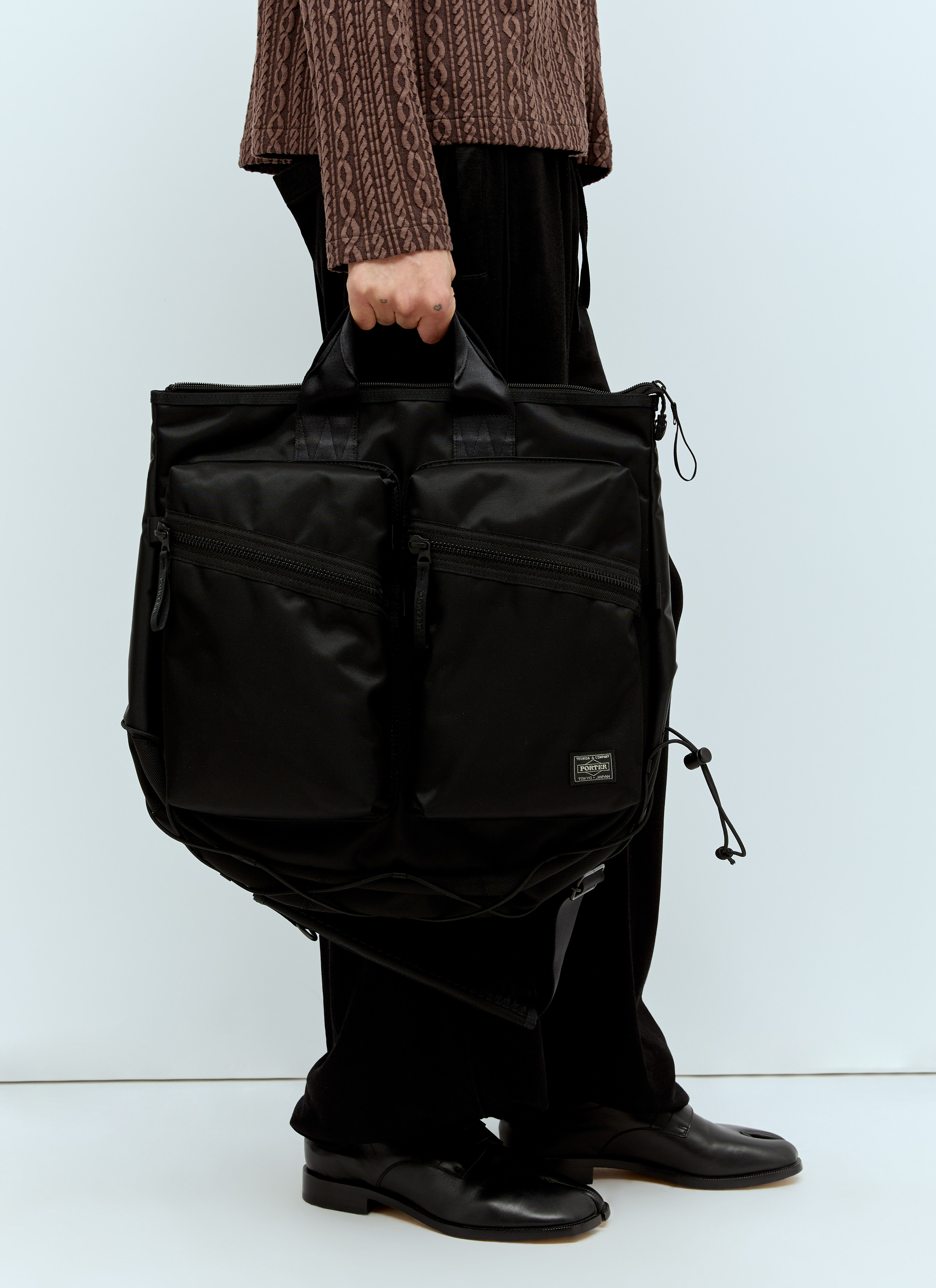 Porter-Yoshida & Co Men's' Twings 2Way Helmet Bag in Black | LN-CC®