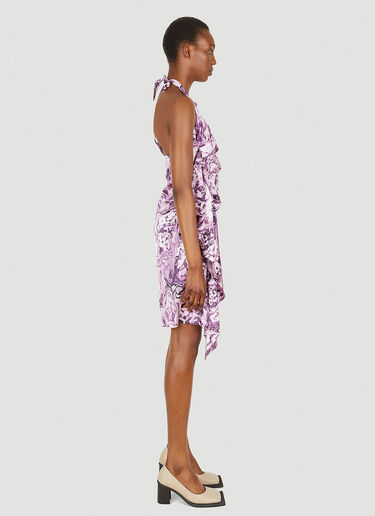 Ninamounah Asymmetric Mini Dress Pink nmo0248006