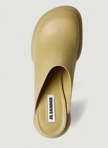 Jil Sander 튜블러 뮬 옐로우 jil0251037