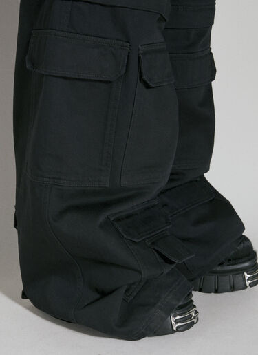 VETEMENTS 阔腿工装裤  黑色 vet0254004