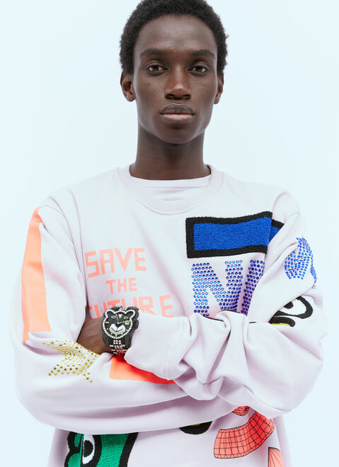 Walter Van Beirendonck Bear-W Bracelet White wlt0154030