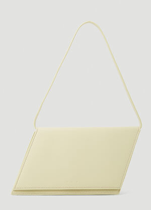 Aesther Ekme Angle Accordion Shoulder Bag Yellow aes0253006
