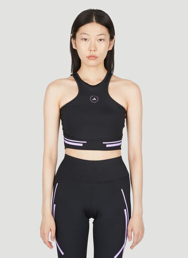 adidas by Stella McCartney TruePace Crop Top Black asm0254015