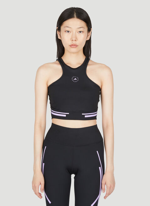 adidas by Stella McCartney TruePace Crop Top Purple asm0254020