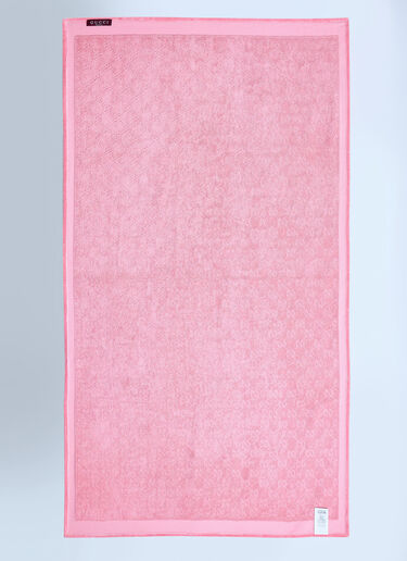 Gucci GG Terry-Cloth Towel Pink guc0259078