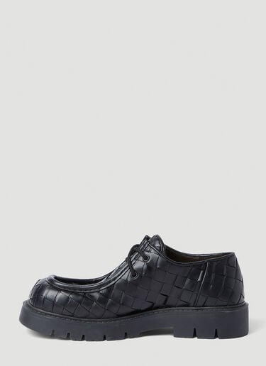 Bottega Veneta Haddock Lace-Up Shoes Black bov0155017