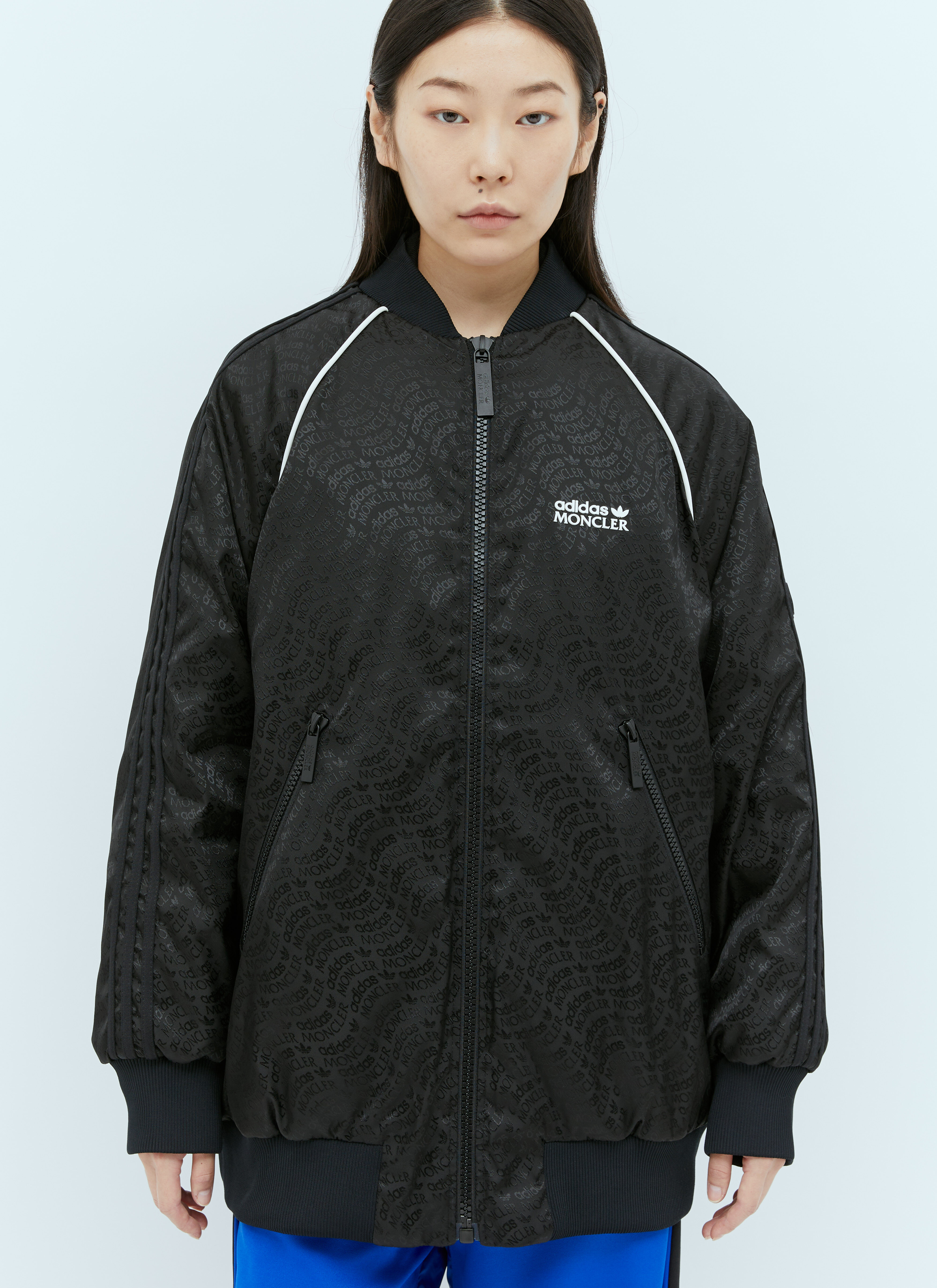 Moncler x adidas Originals Seelos ボンバージャケット ブルー mad0254005