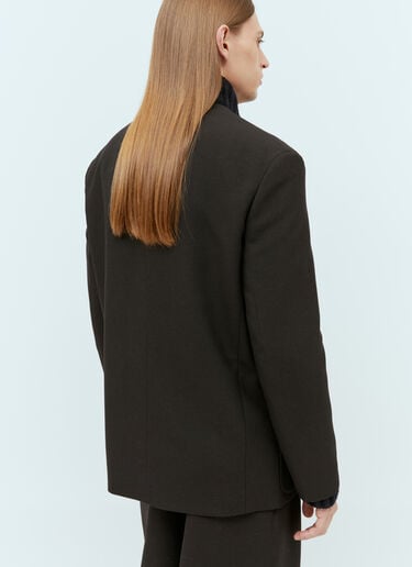 The Row Toran Wool Blazer Brown row0154001