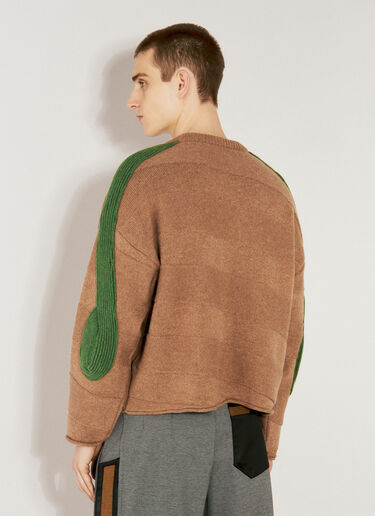 Kiko Kostadinov Delian Vネックセーター ブラウン kko0156010