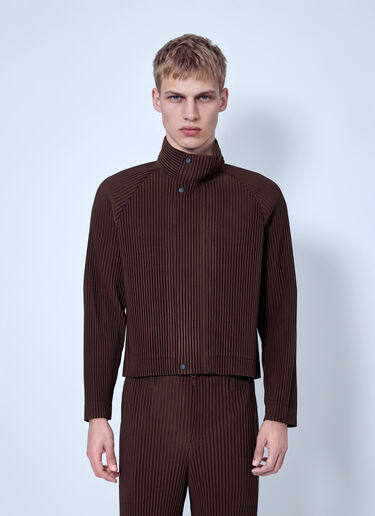 Homme Plissé Issey Miyake Tailored Pleats 1 Jacket Brown hmp0166021