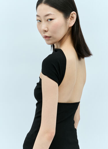 Slip-Through Knit Top TOTEME Slip-Through Knit Top Black tot0255034