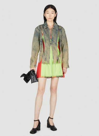 Y/Project x Jean Paul Gaultier Trompe L'Oeil 连衣裙 绿色 jpg0252014