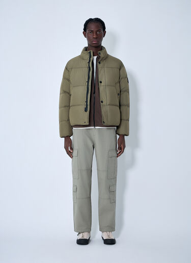 Logo Patch Bomber Jacket Stone Island Logo Patch Bomber Jacket Green sto0164070