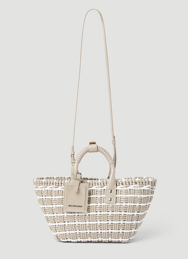 Balenciaga Bistro XS Basket Tote Bag Beige bal0252083