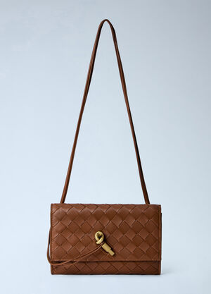 Bottega Veneta Andiamo Slim Pouch On Strap Brown bov0265042