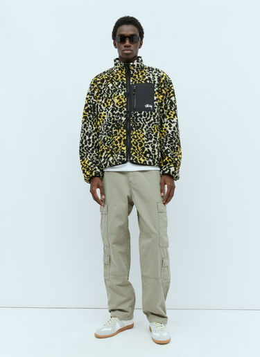 Stüssy Sherpa Reversible Jacket Yellow sts0154007