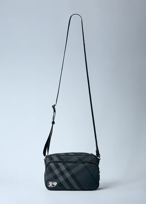 Burberry Grid Crossbody Bag Dark Brown bur0159015