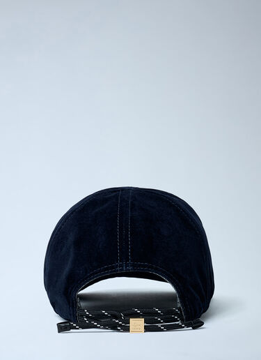 Miu Miu Logo Motif Baseball Cap Navy miu0162018