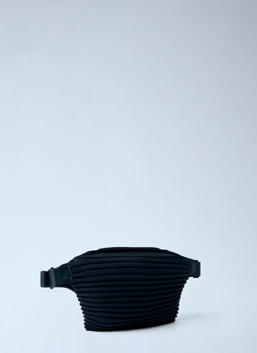 LN-CC® - Homme Plissé Issey Miyake: Pleats Slim Bag - Black Homme Plissé Issey Miyake Pleats Slim Bag Black hmp0166022