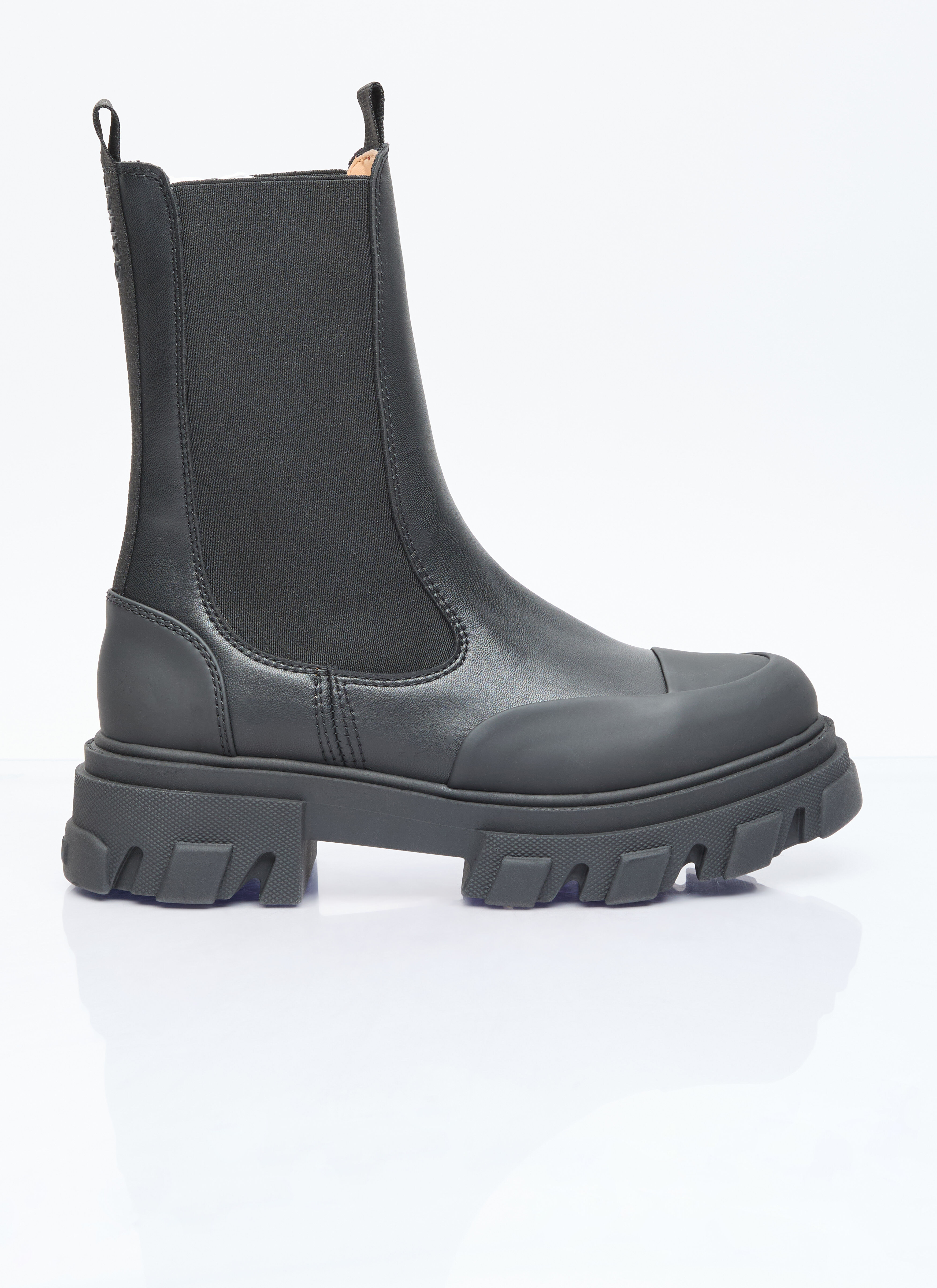 Diesel Cleated Mid Chelsea Boots Black dsl0355006