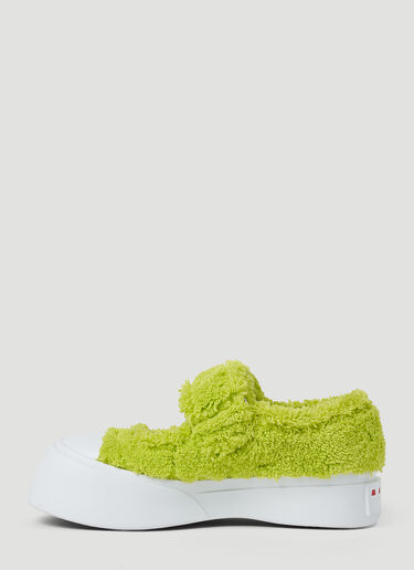 Marni Pablo Furry Mary Janes Green mni0252023