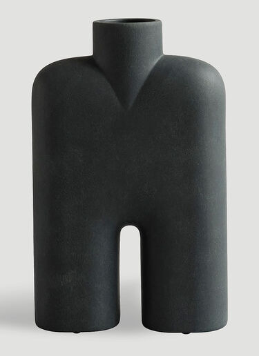 101 Copenhagen Cobra Tall Hexa Vase Black wps0670313