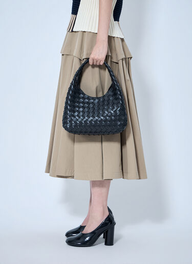 Bottega Veneta 坎帕纳小号肩包 黑色 bov0265029