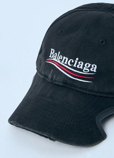 Balenciaga Political Baseball Cap Black bal0254045