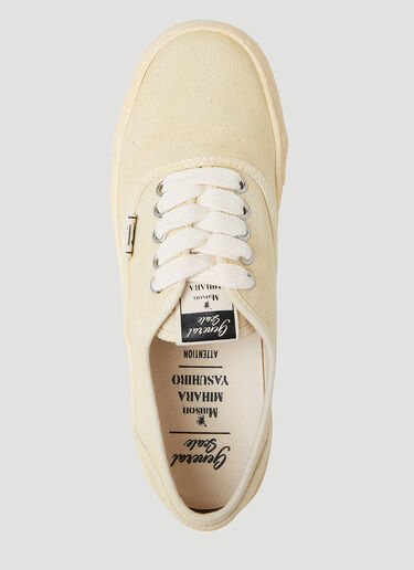 Maison Mihara Yasuhiro Past Sole 5 Low Top Sneakers Beige mmy0153006