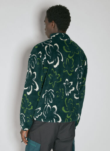 District Vision Half-Zip Pile Fleece Sweater Green dtv0154001