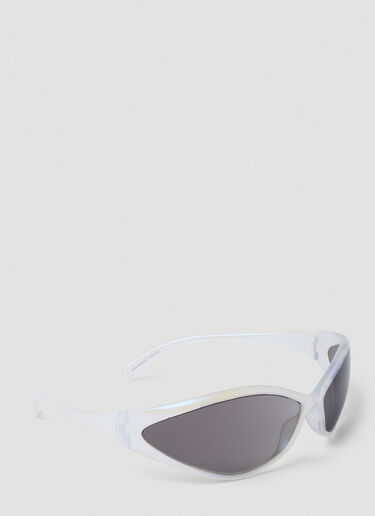 Balenciaga Swift Oval Sunglasses Silver bcs0353004