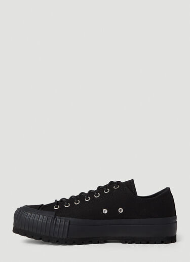 Yohji Yamamoto Vulcanised Canvas Sneakers Black yoy0152022