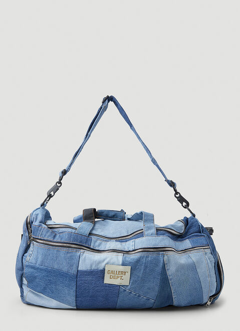 Gucci Patchwork Denim Duffle Bag Beige guc0154058