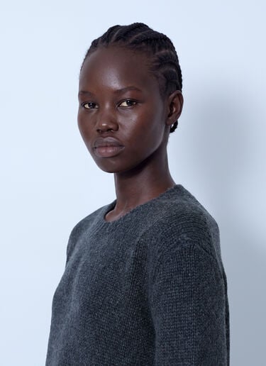 LN-CC® - The Row: Pato Cashmere Sweater - Grey The Row Pato Cashmere Sweater Grey row0266013
