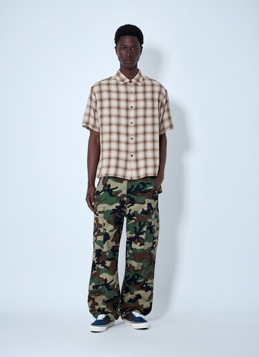Short-Sleeve Check Shirt Stüssy Short-Sleeve Check Shirt Brown sts0164007