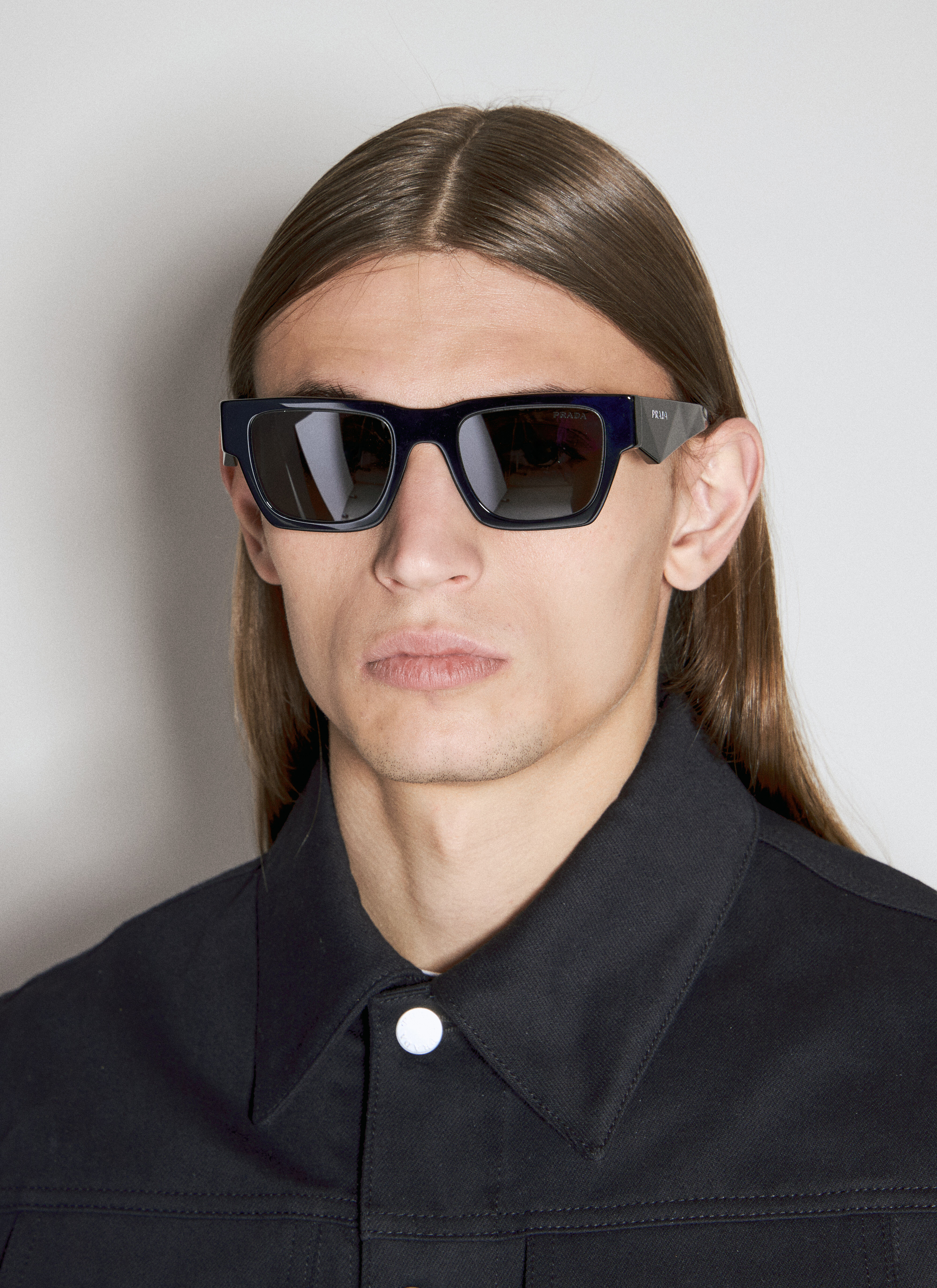 Prada square eyeglasses shop