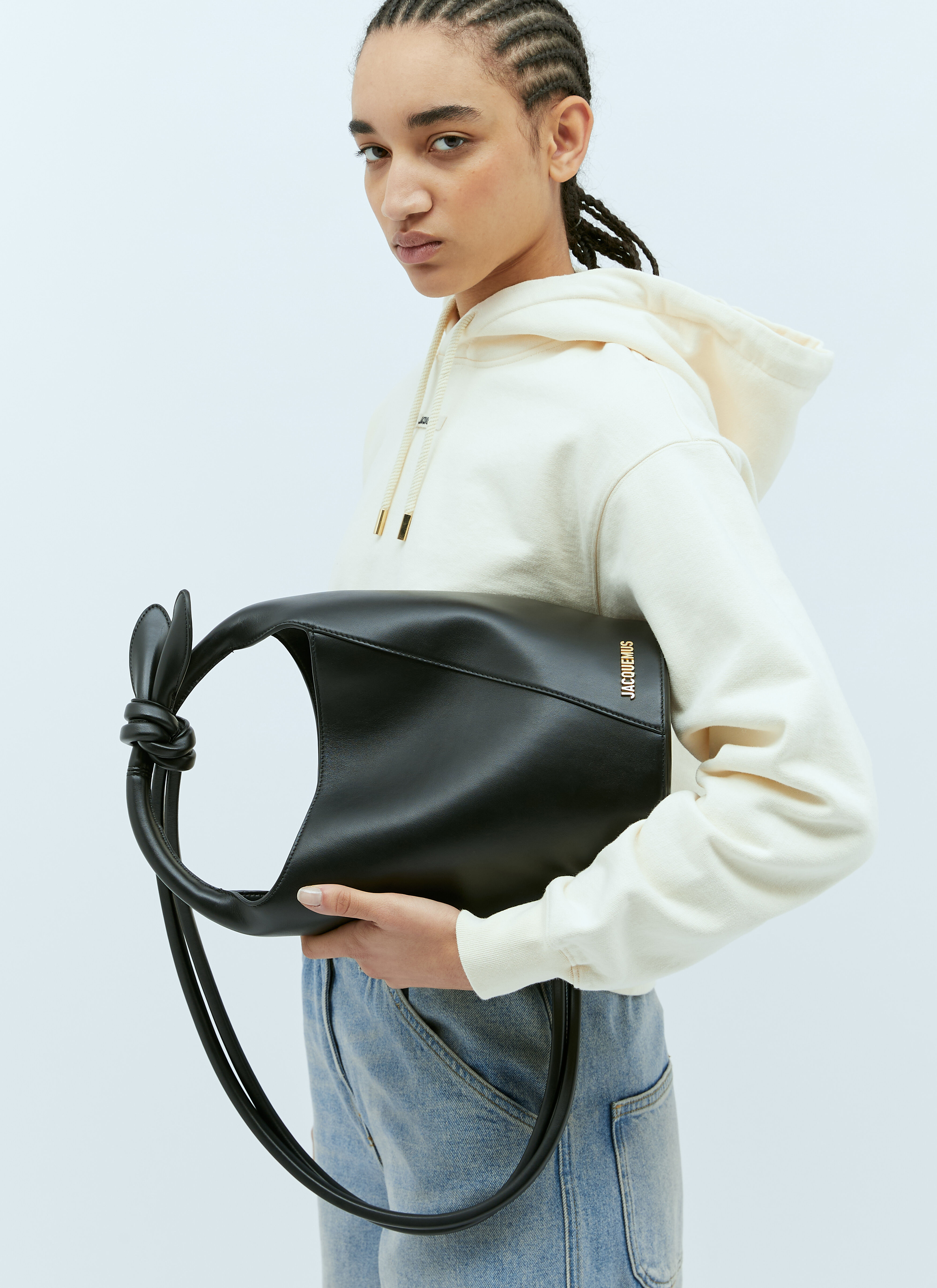 Jacquemus Women's' Le Petit Tourni Bucket Bag in Black | LN-CC®