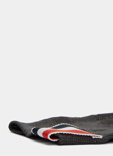 Thom Browne Sheer Striped Rib Socks Grey thb0126003