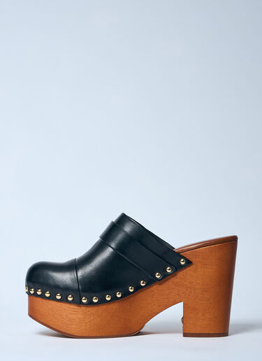 Chloé Jeannete Wedge Clogs Black chl0259030