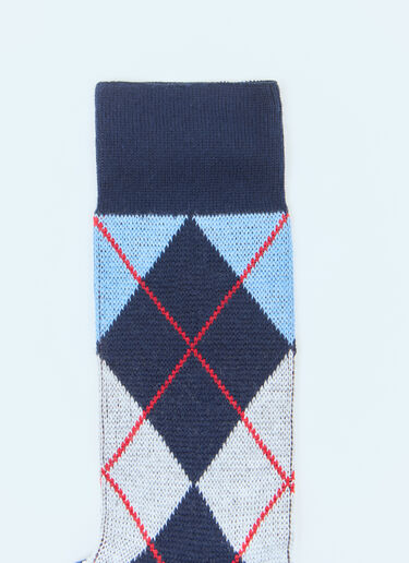 Prada Argyle Socks Blue pra0258024