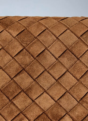 Bottega Veneta Giorno Suede Shoulder Bag Brown bov0263031