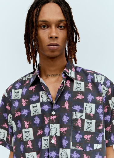 Comme des Garçons SHIRT x Andy Warhol 프린트 셔츠  블랙 cdg0156001