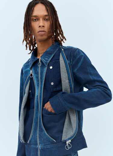 Denim Trucker Jacket Charlie Constantinou Denim Trucker Jacket Blue cco0156001