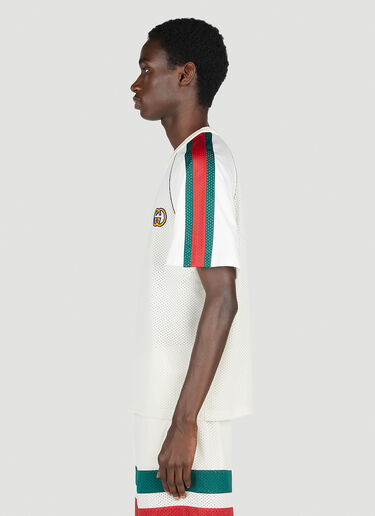 Gucci Perforated T-Shirt White guc0153002