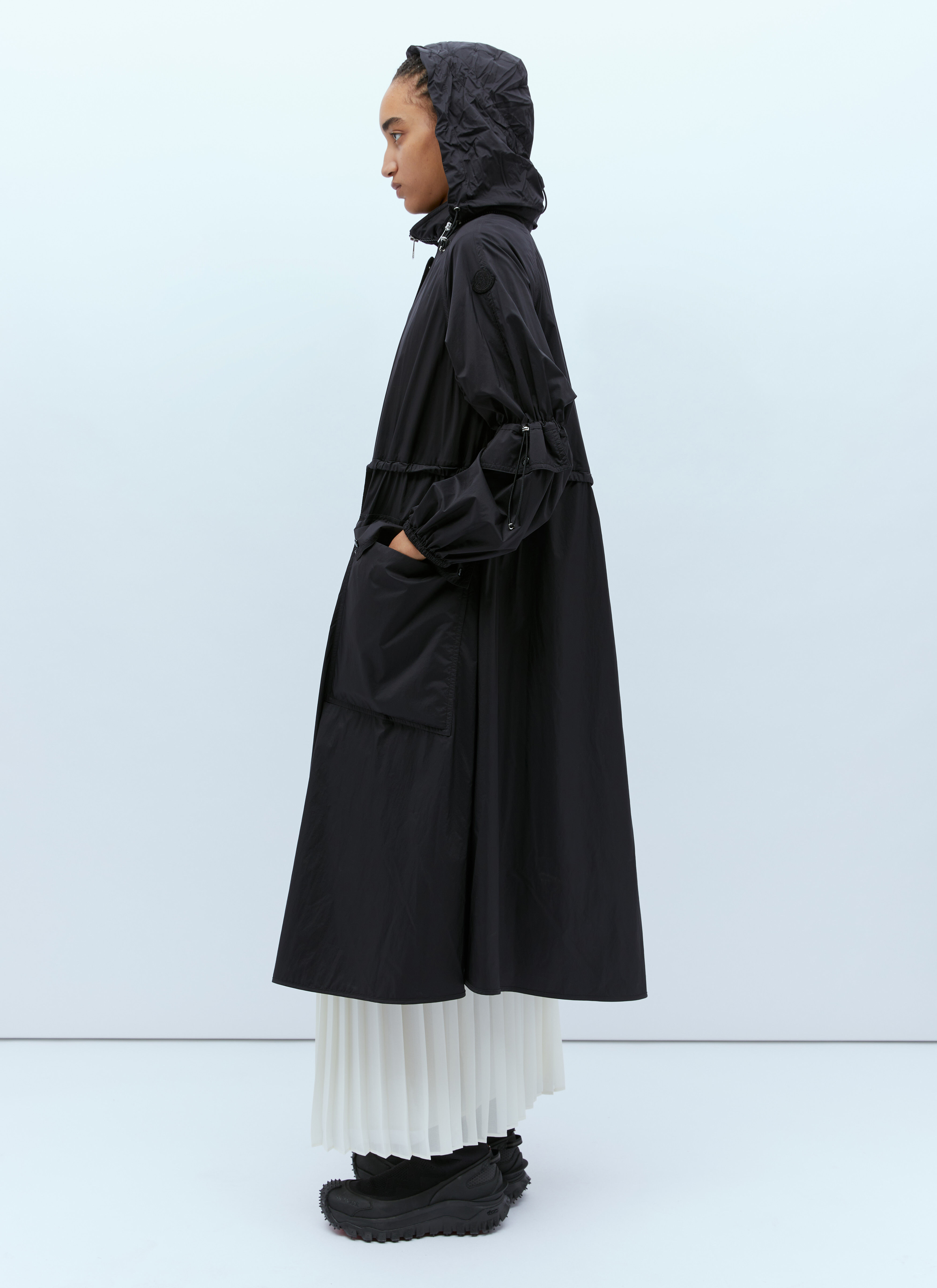 Moncler Women's' Lins Long Parka in Black | LN-CC®